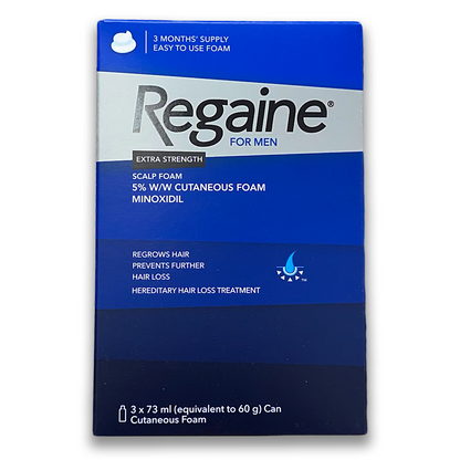 Regaine for Men Extra Strength Foam 5%