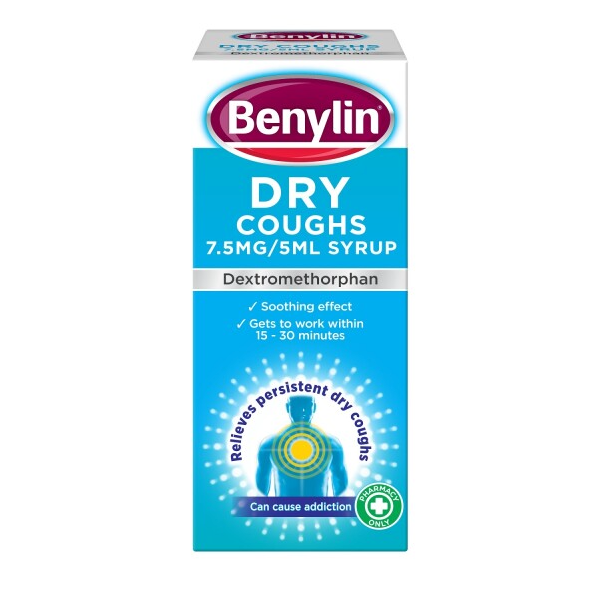 Benylin Dry Coughs 7.5mg/5ml Syrup - 150ml